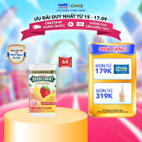 Combo 6 Kẹo sing-gum không đường Doublemint Refreshers hương trái cây hũ 40g (6 hũ x 40g)