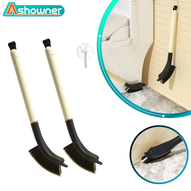 Bàn chải vệ sinh phòng tắm đa chức năng Khoảng cách bàn chải bàn chải có tay cầm dài vệ sinh trong gia đình công cụ bụi bẩn cửa sổ khe cắm làm sạch xẻng