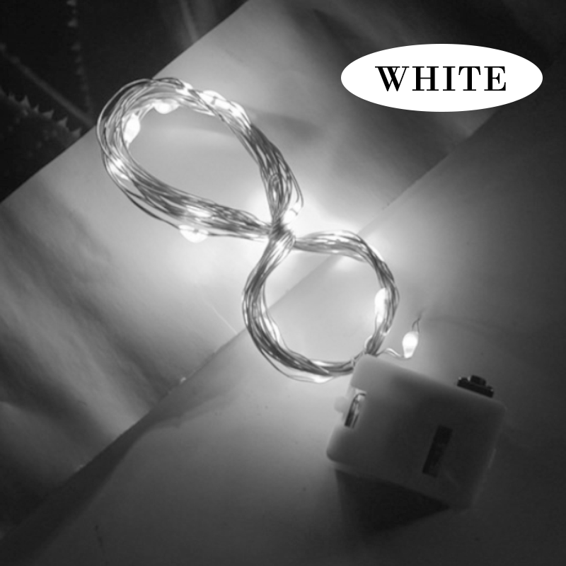 High Brightness 3 Modes 1M 2M 3M LED Light String Lights Fairytale Copper Wire Battery Operated Included lightweight