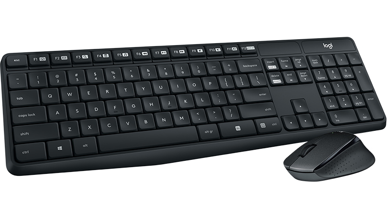 Logitech MK315 Quiet and durable wireless keyboard and mouse combo Singapore
