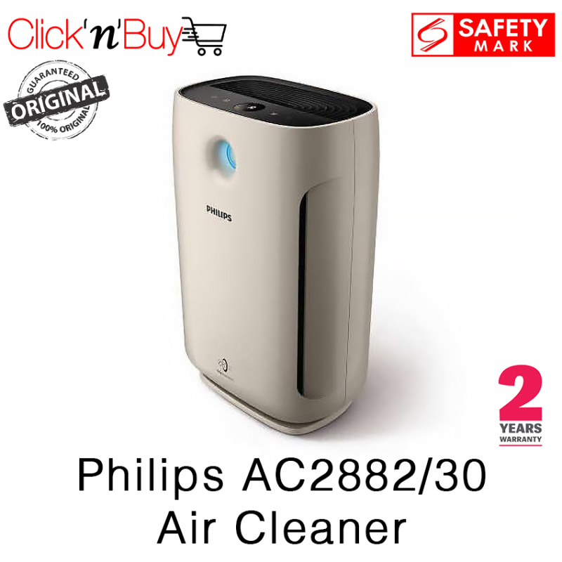 Philips AC2882/30 Air Cleaner. 3 Smart Presettings. Low Noise at Sleep Mode. Safety Mark Approved. 2 Year Warranty. Singapore