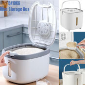 Insect-proof Sealed Rice Storage Box with Measuring Cup (Brand: ???)