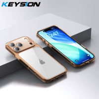 Keysion Ốp điện thoại chống sốc rõ ràng trường hợp đối với iPhone 17 Pro Max HD nhựa TPU mềm trong suốt Silicone + PC điện thoại Ốp lưng cho iPhone 17 Pro