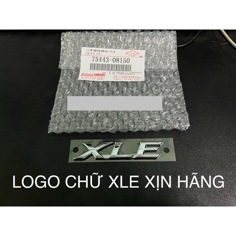 LOGO CHỮ NỔI XLE XỊN CHÍNH HÃNG TOYOTA 75444-08150