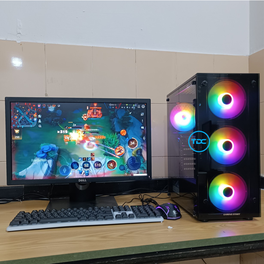 Trọn Bộ Máy Tính Chơi Game Core i5 Ram 8GB Ổ Cứng SSD 128GB, VGA 2GB Chơi Mượt Mọi Game Liên minh, fifa 4, cs...