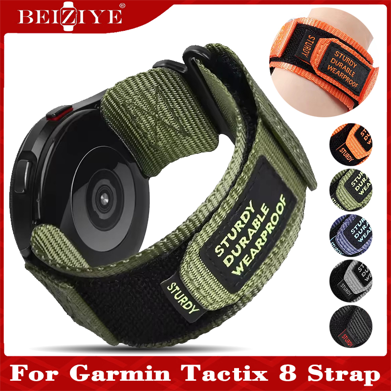Nylon Strap for Garmin Tactix 8 AMOLED 47mm 51mm สายนาฬิกาอัลไพน์ Watchband Quick Release Sport Strap Bracelet tactix 8 สมาร์ทวอทช์ สาย Replacement Wristband ราคา 477 บาท*ส่งฟรี