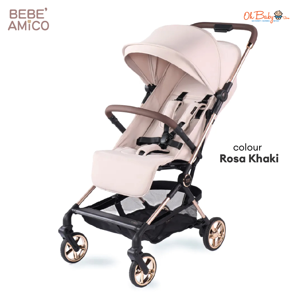 Bebe Amico Enzo Lightweight Compact Stroller 5.8kg Suitable from Newborn to 22kg