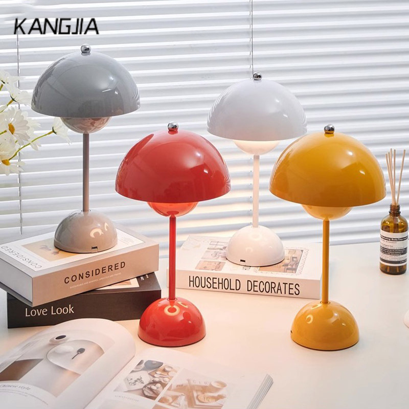 KANGJIA Đèn Ngủ Để Bàn Hình Hoa Phong Cách Bắc Âu