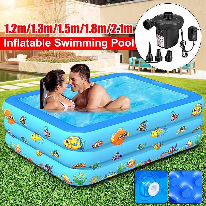 Inflatable Swimming Pool Square Swimming Pool Children Inflatable Pool