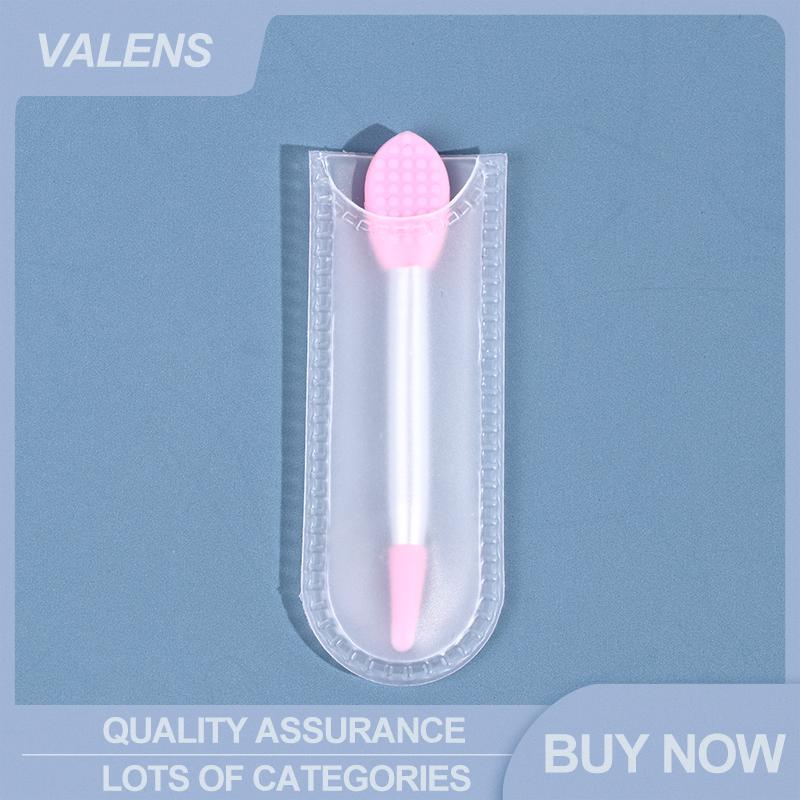 [Valen] Housewear Furnishings 1 cây cọ môi silicon Hai đầu Mini dụng cụ làm đẹp - 5