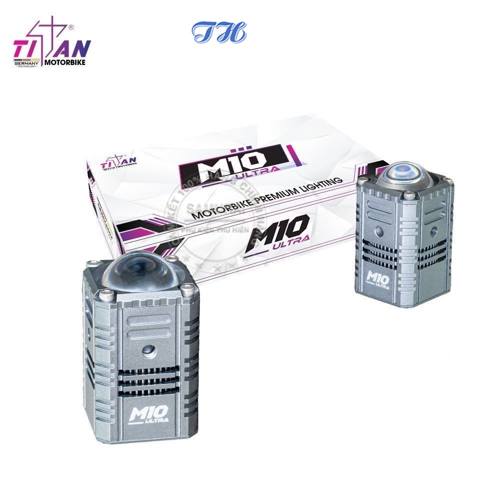 ĐÈN TRỢ SÁNG TITAN MOTO M10 ULTRA ( GIÁ 1 CẶP )