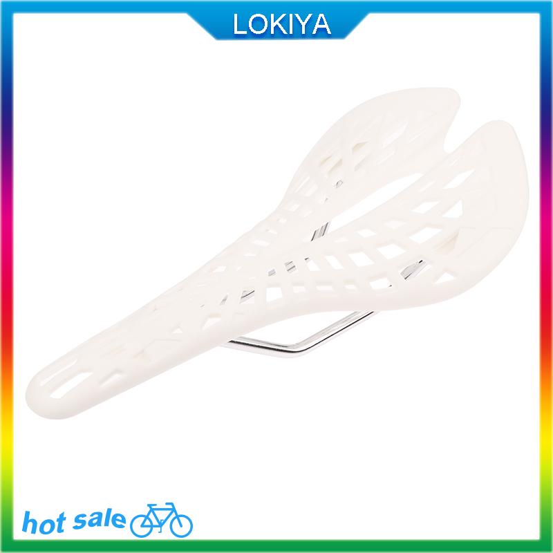 LOKIYA Leo Núi Đường Ghế Yên Siêu Nhẹ Hấp Thụ Sốc Nhựa Đua Xe Đạp Cưỡi Rỗng Yên Xe Mạng Nhện Ghế Xe Đạp Đi Xe Đạp Đi Xe Đạp Các Bộ Phận - 2