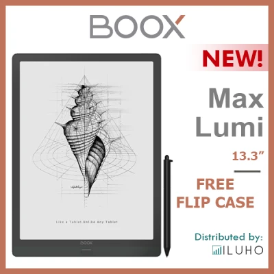 Onyx BOOX Max Lumi 13.3 Android 10.0 E-ink Reader Octa Core with HDMI & OTG (4GB RAM, 64GB Storage) Wacom Stylus