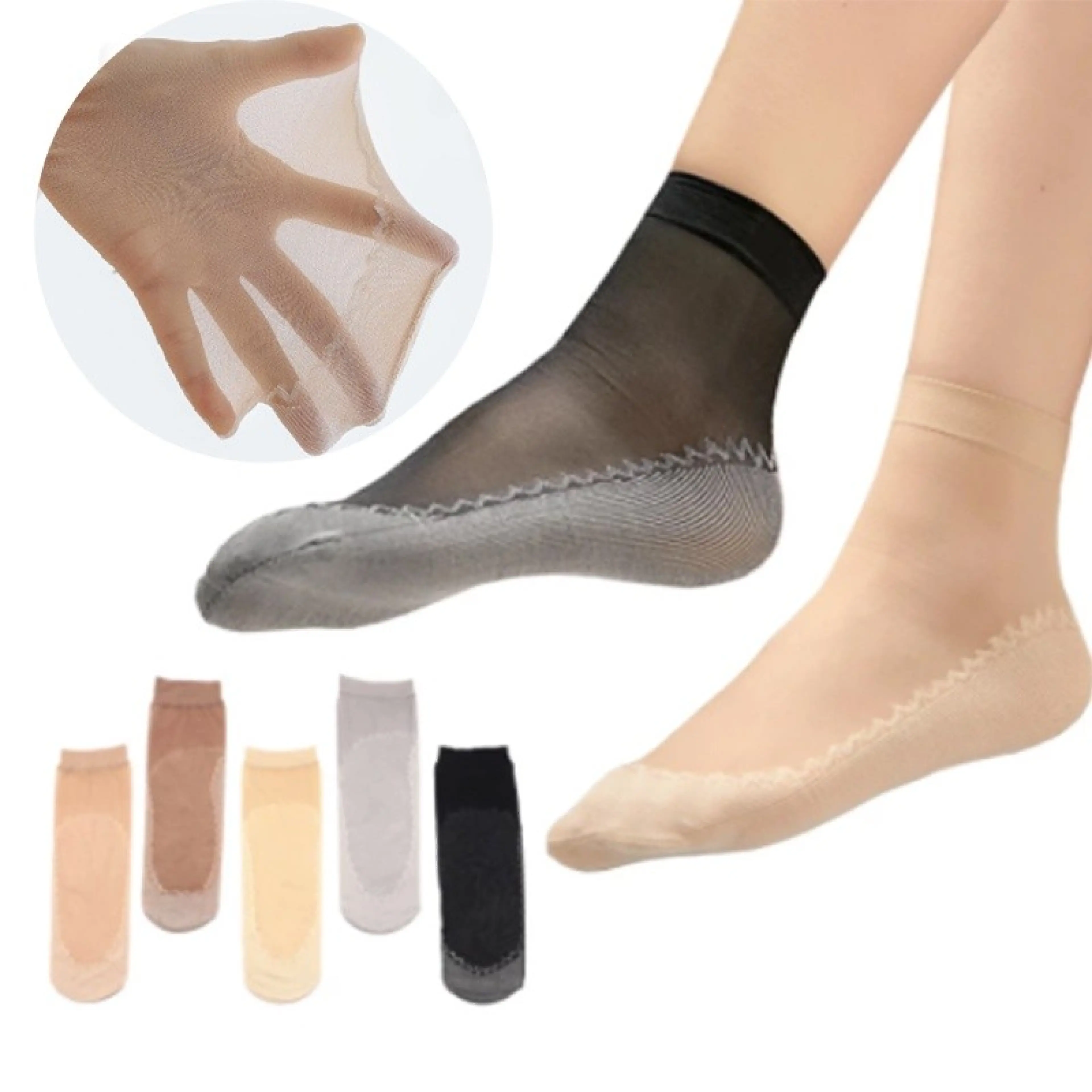 Rr New Korean Women's Socks, Yarn, Medium Tube Socks, Small Animals with Cute Embroidery, Women's Socks