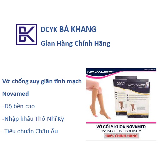 Vớ chống suy giãn tĩnh mạch Novamed - Nhập khẩu Thổ Nhĩ Kỳ