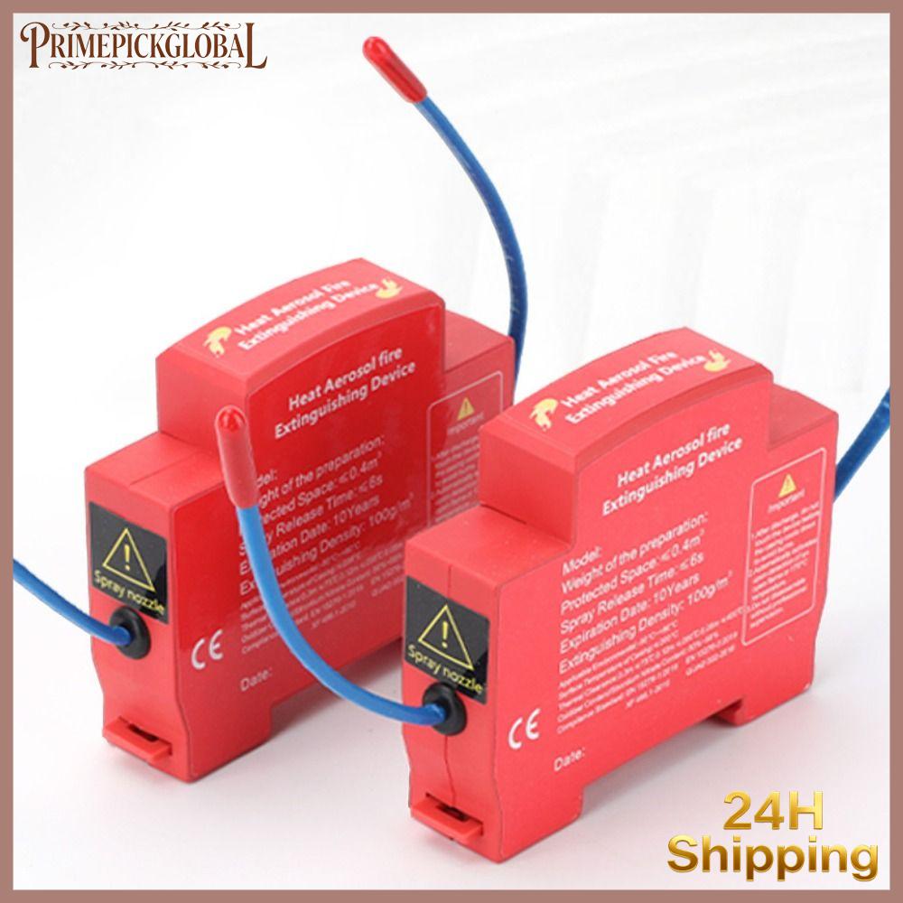 PRIMEPICKGLOBAL Đường ray DIN Thiết bị chống cháy Thiết kế hai dòng Hộ gia đình Thiết bị chữa cháy Thực tế Không gây ô nhiễm Bình chữa cháy tự động Dành cho hộp phân phối/tủ động cơ