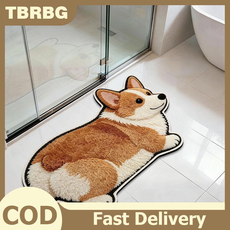 TBRBG เสื่ออาบน้ำไดอะตอมไมต์รูปแมวน่ารัก3D พรมเช็ดเท้าในห้องน้ำแห้งเร็วไม่ลื่นมากดูดซับได้ดีสำหรับเป็นของขวัญตกแต่งบ้านคนรักแมว