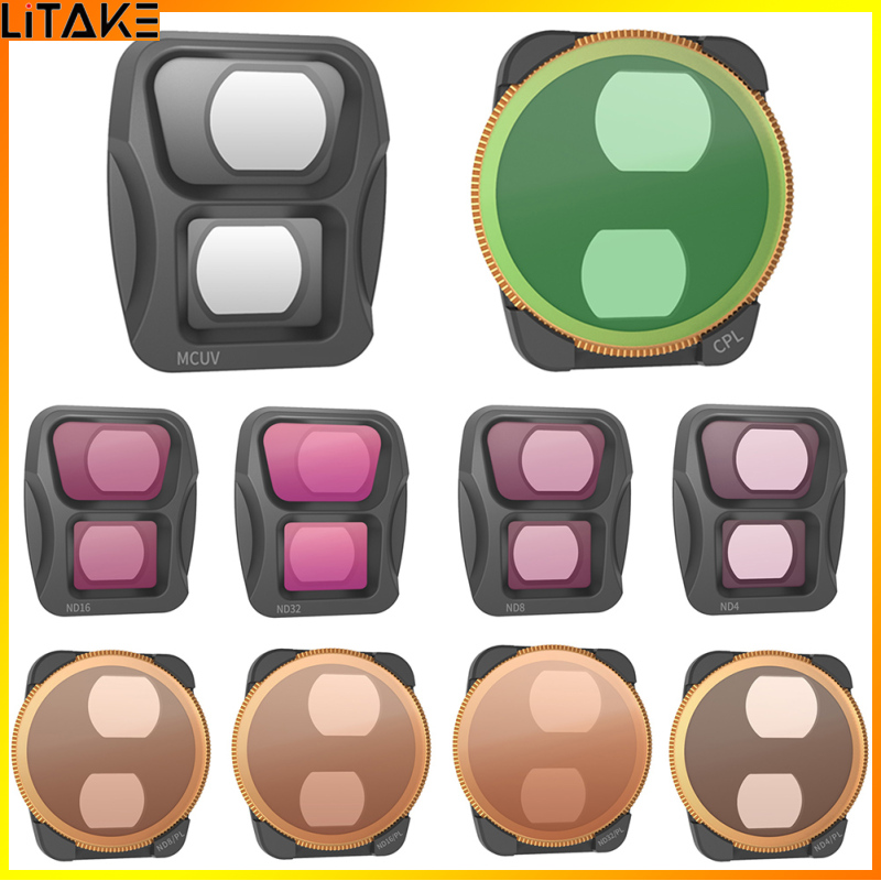 Litake Brightly Lens Filter High Light Transmission True Color Lens Filter Accessory Easy Using Compatible For DJI AIR 3 Drone Lens ราคา 374 บาท*ส่งฟรี