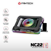 Fantech NC22 Notebook Cooler with RGB Lighting Laptop Cooling Fan 2200 RPM