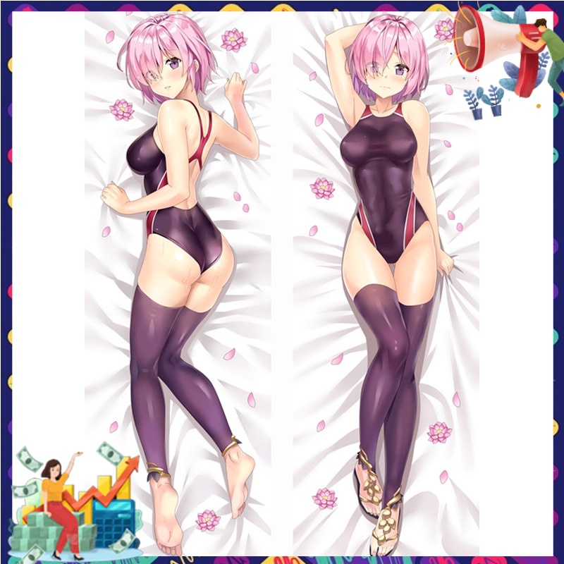 50x150CM Anime Fate/Đơn đặt hàng lớn/Zero Pillowcase Big Wood Bin Case Sexy 3D Giường đôi Ôm cơ thể 