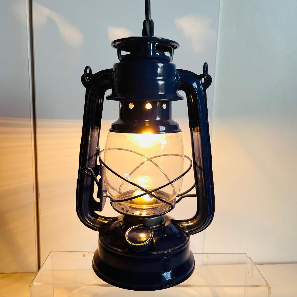 Đèn bão sài điện Đèn măng xông trang trí quán cafe, ban công sân vườn