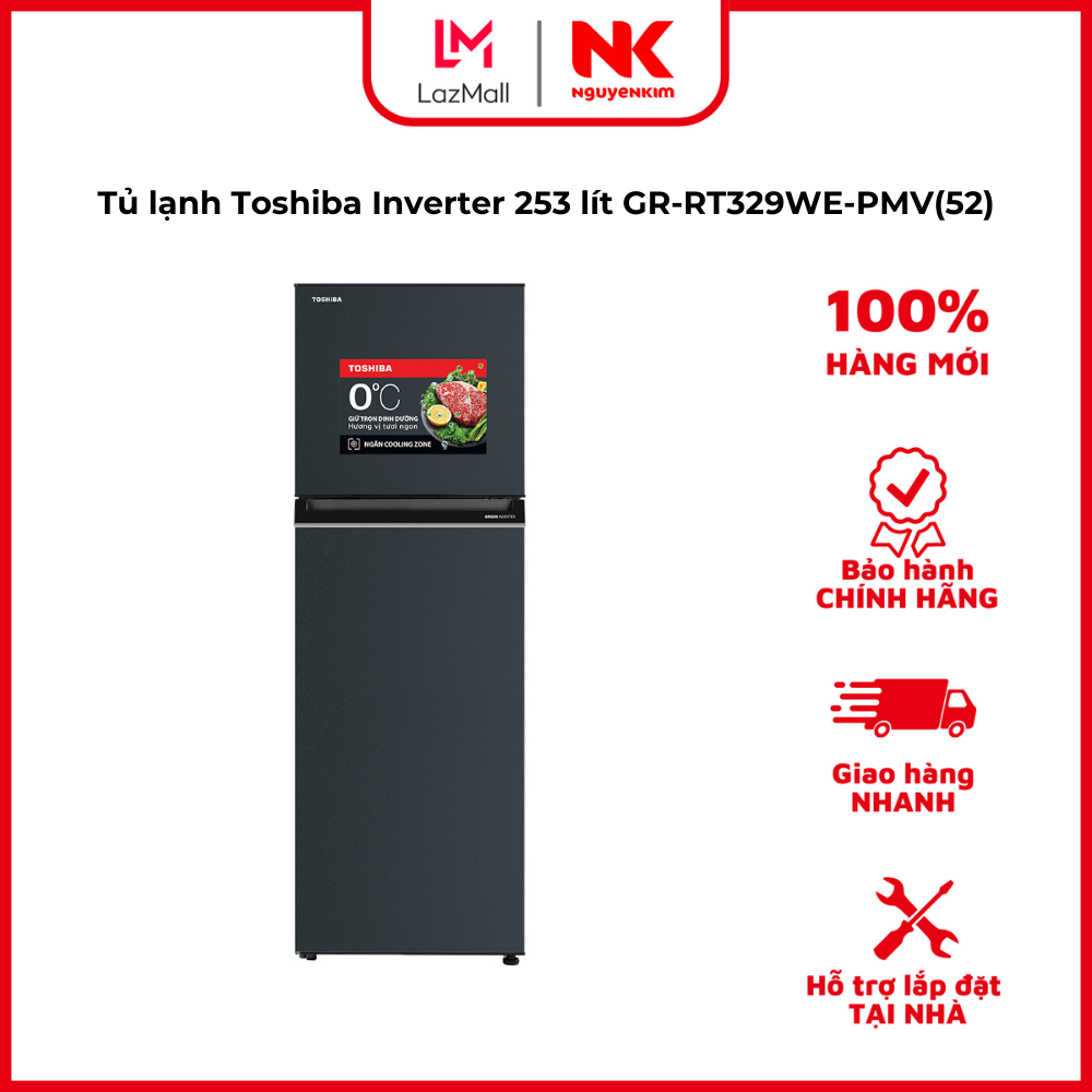 Tủ lạnh Toshiba Inverter 253 lít GR-RT329WE-PMV(52)