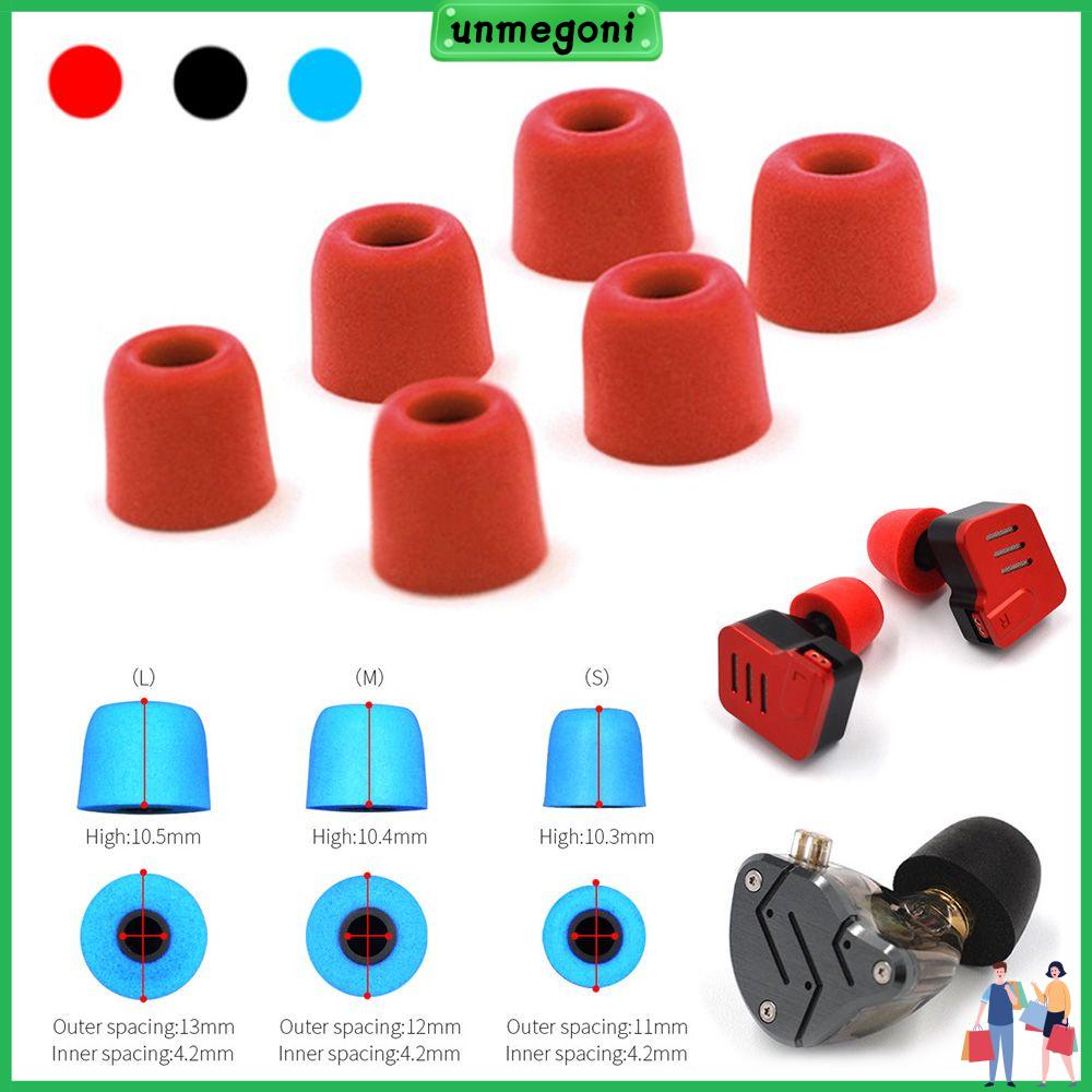 UNMEGONI 3 Pairs Sự thay thế Đối với tai nghe Earphone Trong tai Bộ nhớ đầy Miếng đệm tai Mẹo tai Khuyên tai