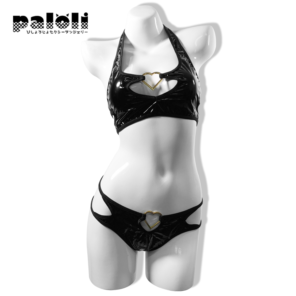 [Oowld] Trang Phục Cosplay nữ Anime succubus bikini áo tắm nội y bằng da cổ yếm danh thiếp bằng thép