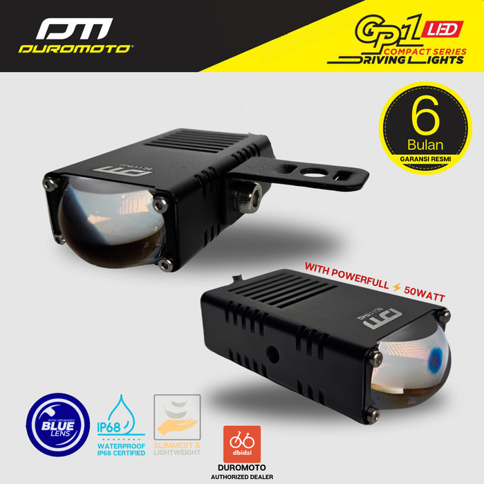 DUROMOTO GP1 GP 1 LAMPU MINI FOGLAMP LED MOTOR ADVENTURE BLUE LENS - Shafiyul Shop Harga 1,155,200 rupiah*Gratis Ongkir