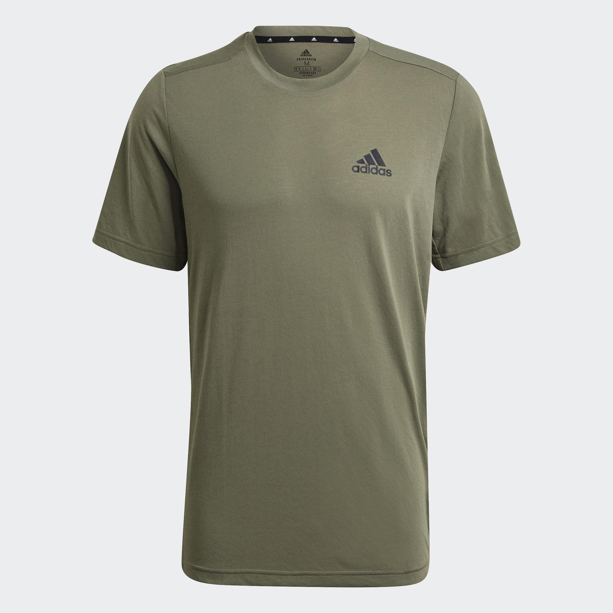 adidas Tập luyện Áo Thun Thể Thao Feelready Designed to Move AEROREADY Nam màu xanh lá GT5557