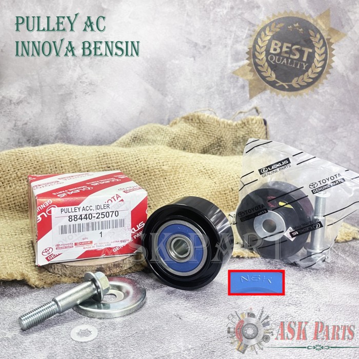 PULLEY PULI POLI AC TENSIONEL TOYOTA INNOVA INOVA BENSIN Harga 165,000 rupiah*Gratis Ongkir