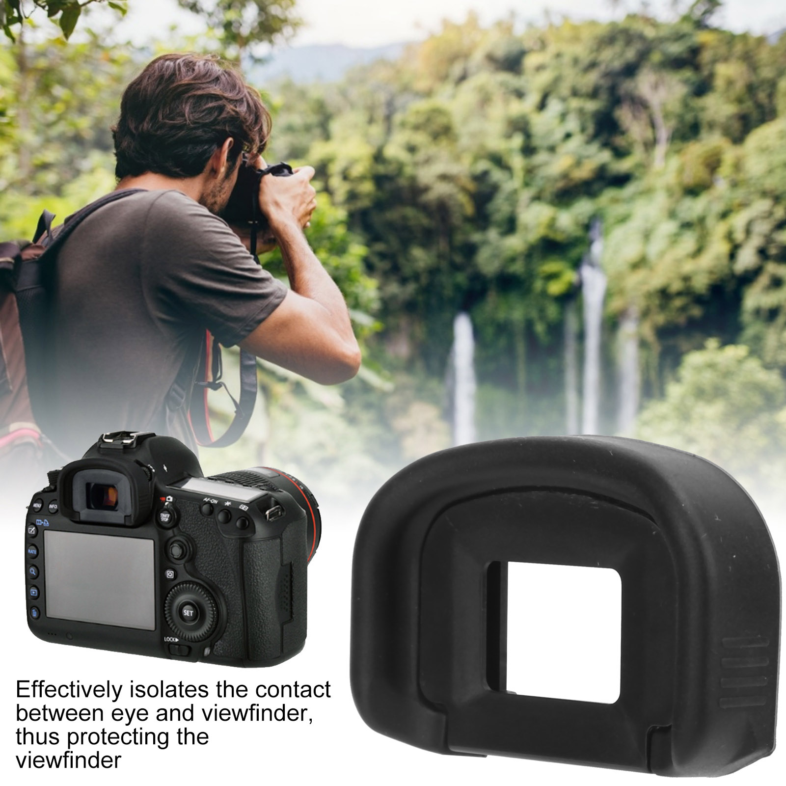 Ví dụ như nhựa mắt ngắm Khả năng tương thích rộng máy ảnh Eyeshade bảo vệ dễ dàng mang theo trọng lượng nhẹ cho EOS 1Ds
