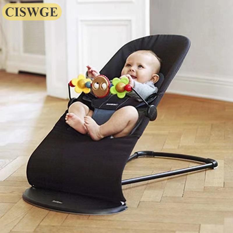 CISWGE ชั้นวางของเล่นสำหรับเด็กทารกกระเด้งรถเข็นเด็กของเล่นโค้งสำหรับที่นั่งในรถของเด็กทารกที่วางเสาไม้ที่ปลอดภัยสำหรับเด็กทารกอุปกรณ์เสริมกระเด้ง