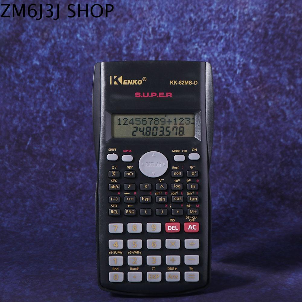 ZM6J3J Hiển thị 12 chữ số Máy tính khoa học Đa chức năng Màn hình 2 dòng Máy tính 240 chức năng Đa năng Màn hình lớn Máy tính học sinh Trường học/Văn phòng