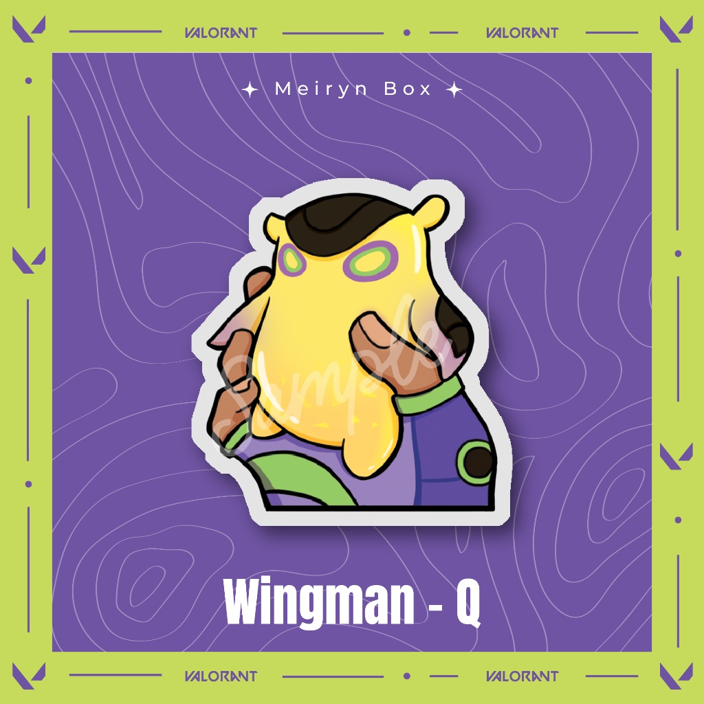 [KEYCHAIN] Móc khoá Wingman - Gekko - VALORANT