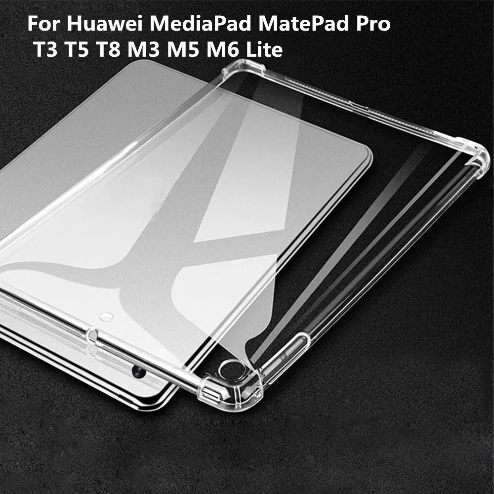 Case For Huawei MediaPad T5 10 T3 9.6 M5 Lite T 10s Stand Tablet Cover Funda  for Huawei MatePad 11 10.4 Pro 10.8 T8 8.0