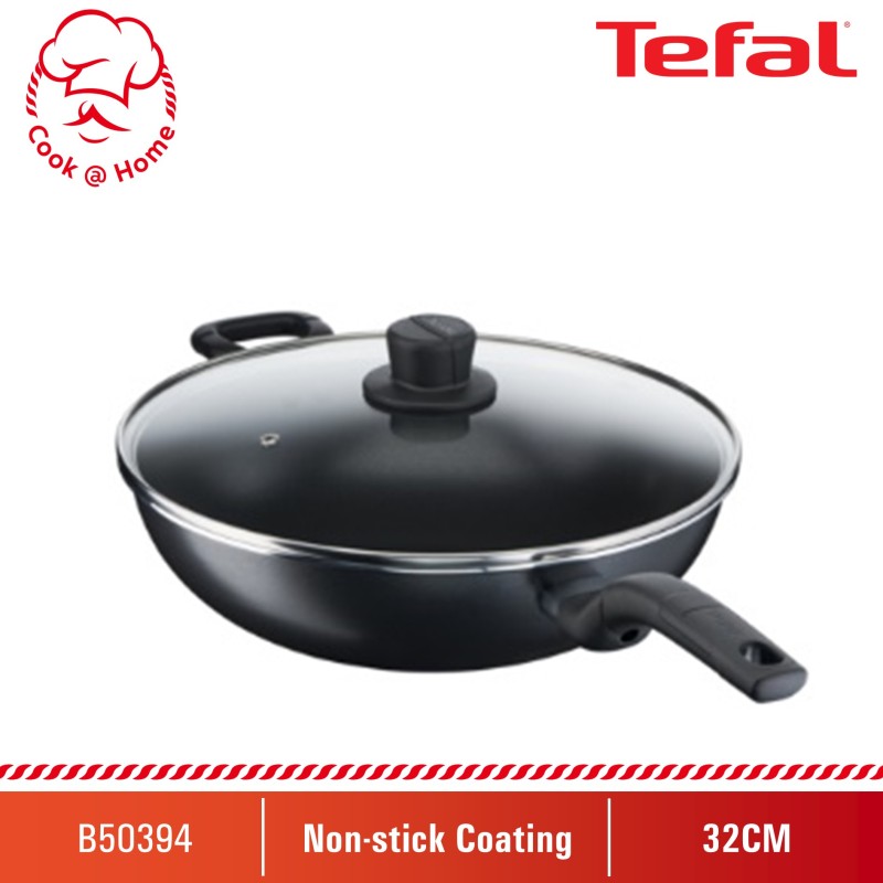 Tefal Cook Easy 32cm Wokpan w/lid B50394 Singapore