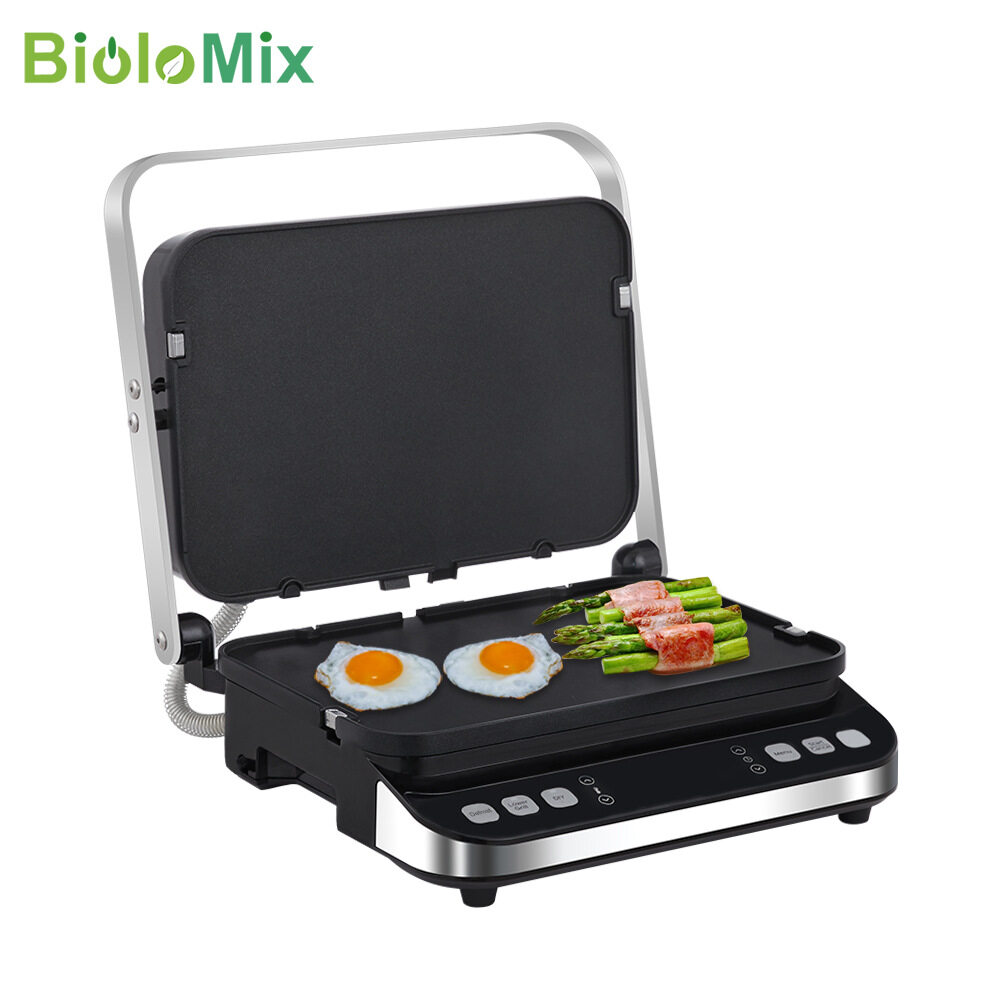 Romoss Chảo nướng bít tết chạy điện tự động tại nhà Chảo Nướng Điện Máy nướng bánh quế Máy nướng không khói nướng thịt nướng không khói