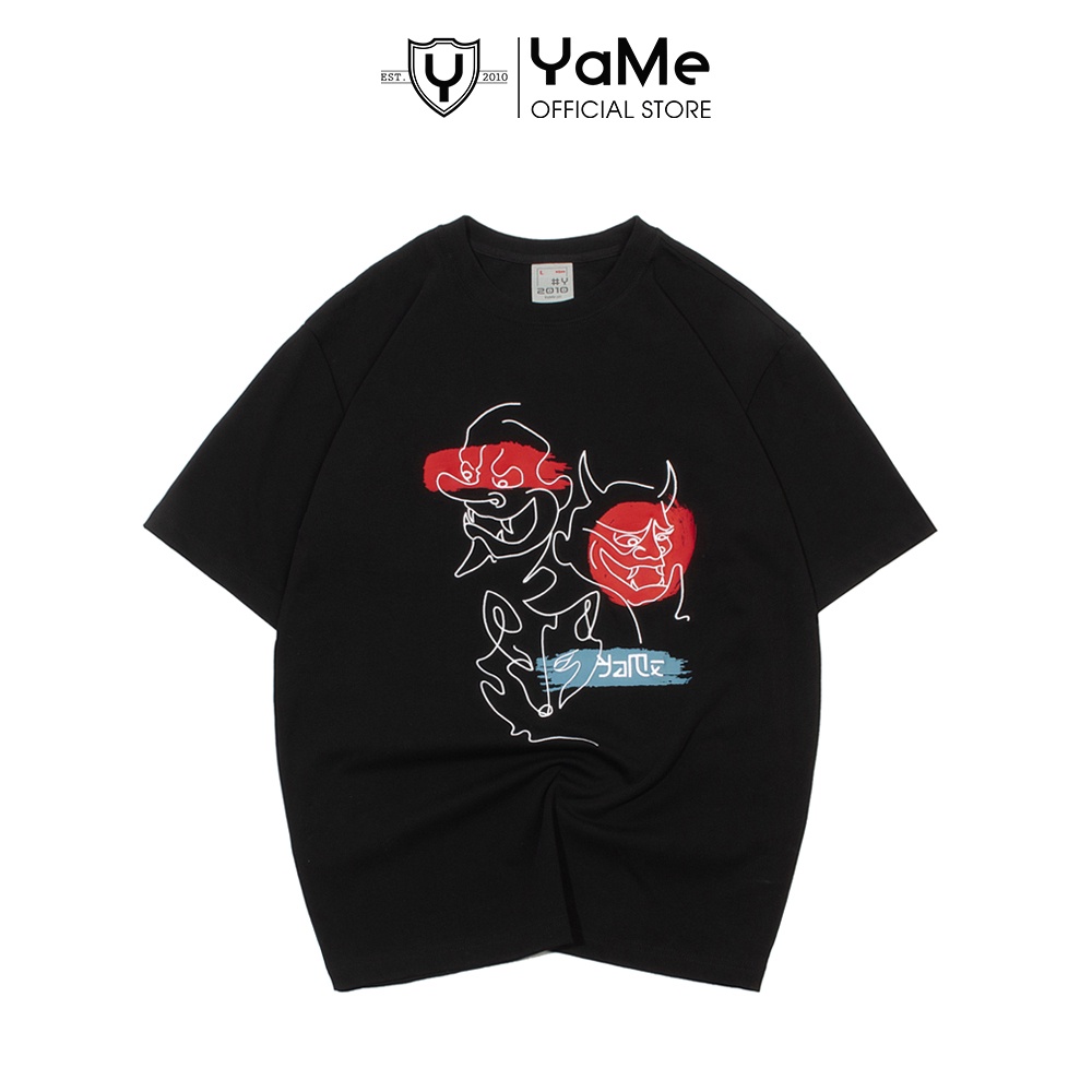 Áo Thun Nam Form Rộng Tay Ngắn Cá Tính Thương Hiệu Y2010 J.P.S 01 22112 |YaMe| S-5XL