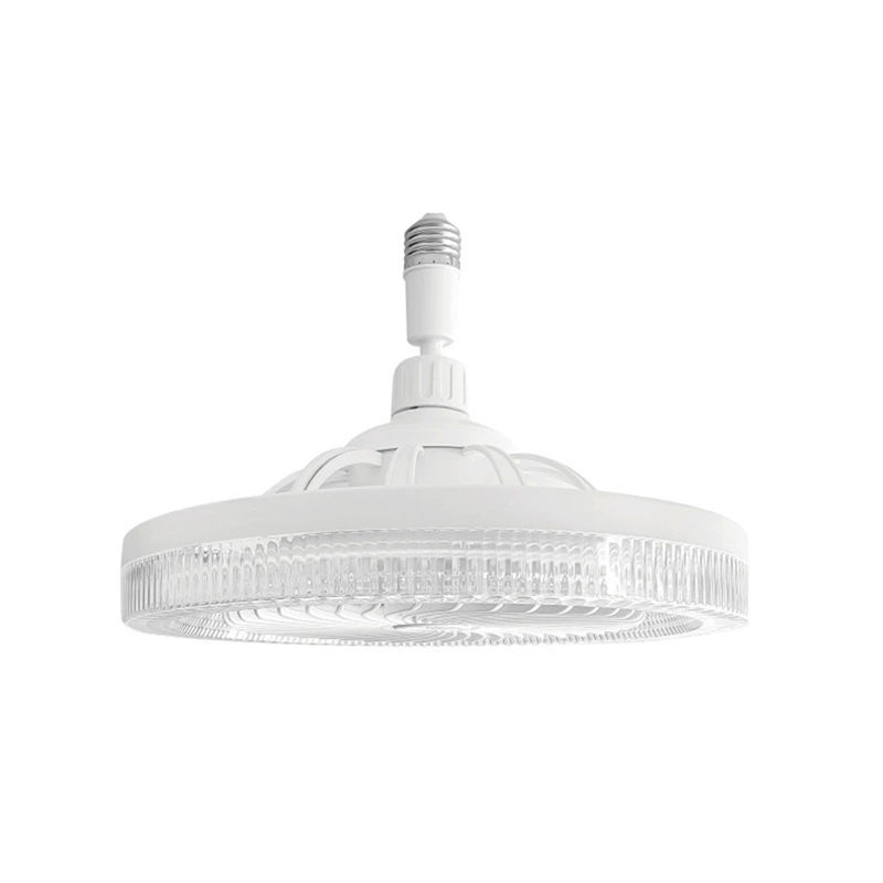 [Waanon]Dimmable LED Light Bulb Fan Socket for E27, 3 Colors Screw-in Ceiling Fan for Bedroom, Crystal Ceiling Fans