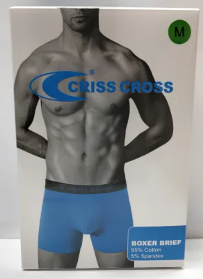 CRISS CROSS Mens 2pc Trunks Boxer Brief CM93-5173