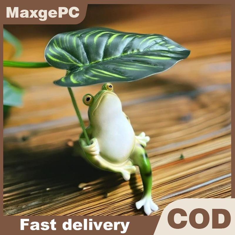 MaxgePC กระถางดอกไม้ทำจากเรซินน่ารักสุดสร้างสรรค์ใหม่ของประดับกลางแจ้งลานสวนสนามหญ้าของตกแต่งของขวัญเดสก์ท็อป ราคา 91 บาท*ส่งฟรี