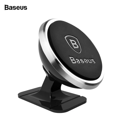 Baseus Magnetic Car Phone Holder In Car Universal Dashboard 360 Degree Rotation Stand Mount For iPhone Android