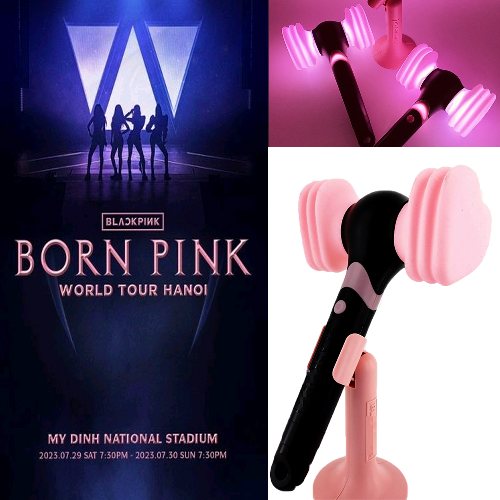 Lightstick blackpink ver 2 BORN PINK buổi hòa nhạc 29-30 tháng 7 lightstick+blackpink lightstick blackpink lightstick blackpink gậy blackpink lightstick BLACKPINK liketick black pink lightstick blackpink giá rẻ Jennie Jisoo rose Lisa