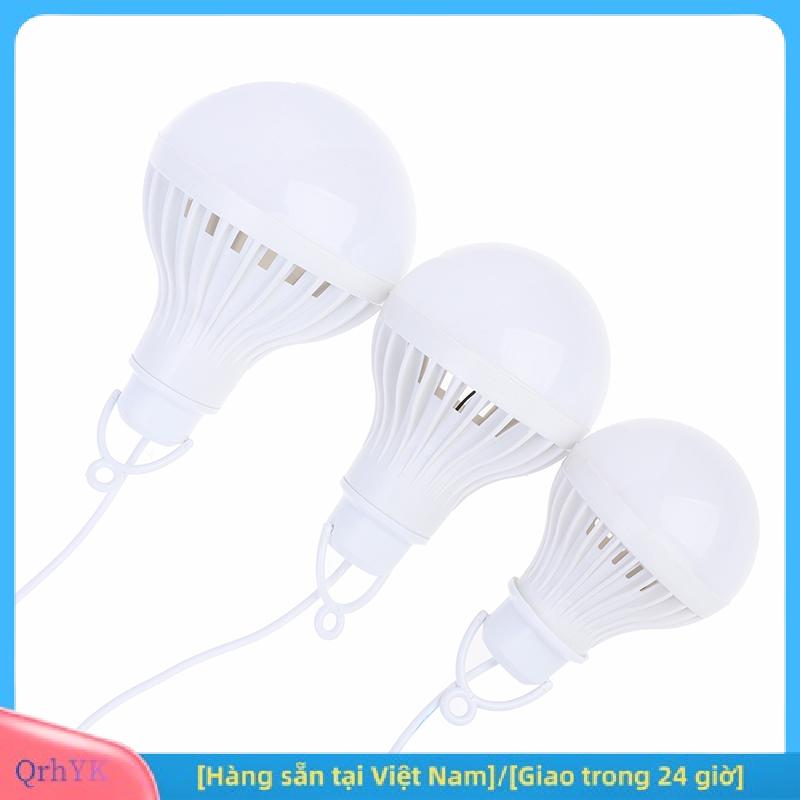 Charm [Hàng sẵn tại Việt Nam] หลอดไฟ USB แบบพกพา5V 3W-12W โคมไฟ LED สำหรับเดินป่าตั้งแคมป์เต็นท์เดินทางทำงาน