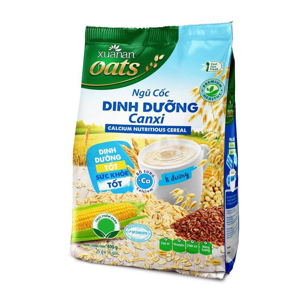 [Co.op Online] - Ngũ cốc yến mạch Xuân An 16 gói x 25g