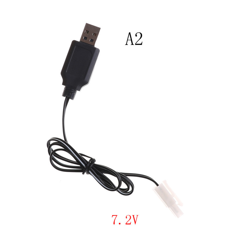 【HCX Store】💖【HOT SALE】🎈🎈 Dc 6V 7.2V 8.4V 9.6V RC pin USB Sạc Adapter cho điều khiển từ xa xe - 4