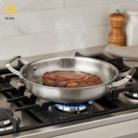 Non Stick Titanium Steel Frying Pan Set Hammered Design