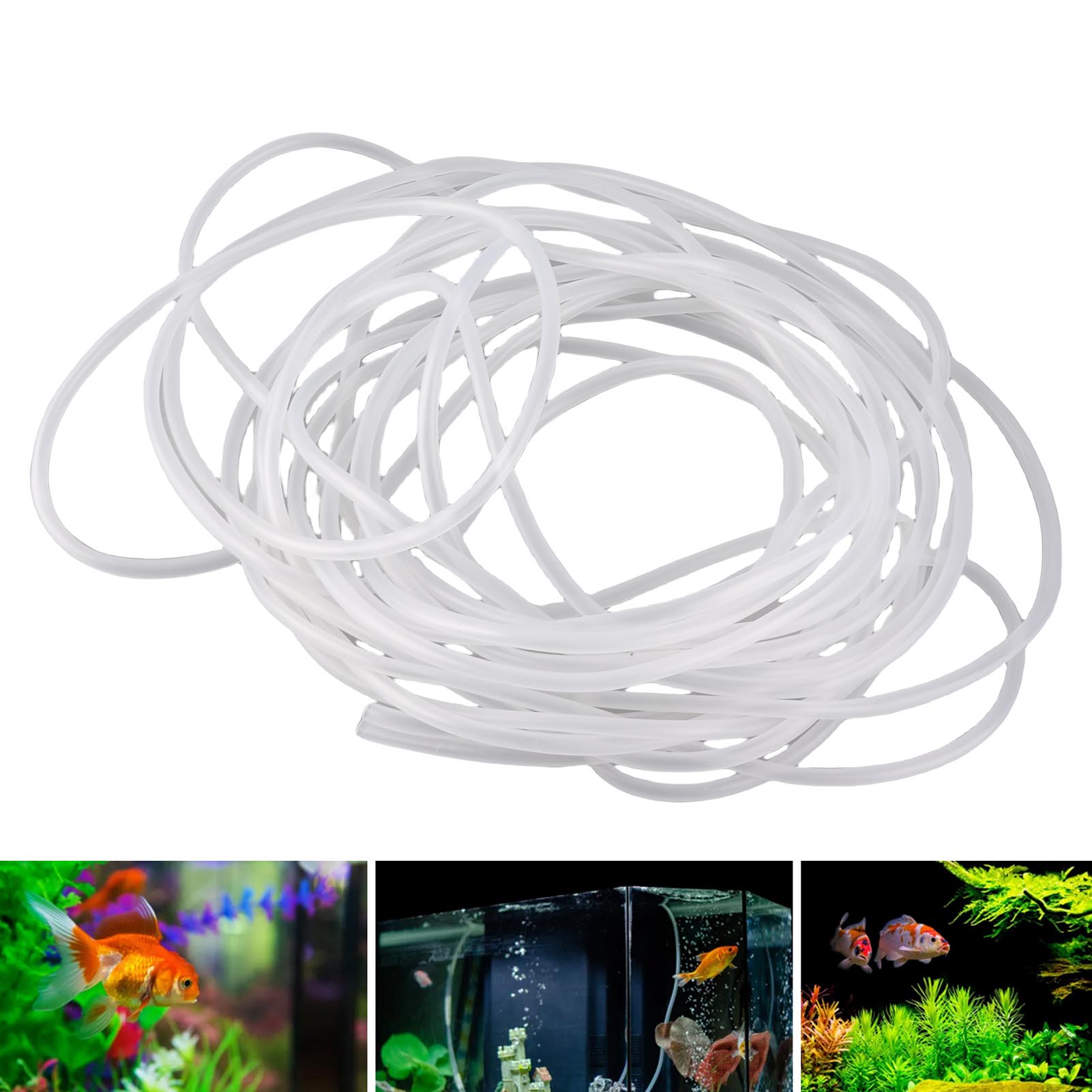 Silicon mềm vòi bơm oxy 4mm 6mm ống bơm cho đá bong bóng khí chuyên nghiệp cá cảnh AO bể dụng cụ gia đình