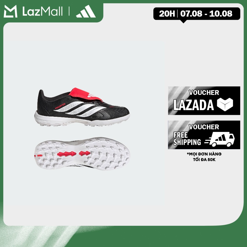 adidas Bóng đá Giày Đá Bóng Sân Cỏ Nhân Tạo Lưỡi Gà Gập PREDATOR LEAGUE Cho Trẻ Em Trẻ em Đen JS1041